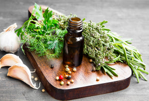 healthy herbs and vitamins for immune system, health and wellness 